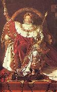 Jean-Auguste Dominique Ingres Napoleon on his Imperial throne Spain oil painting artist